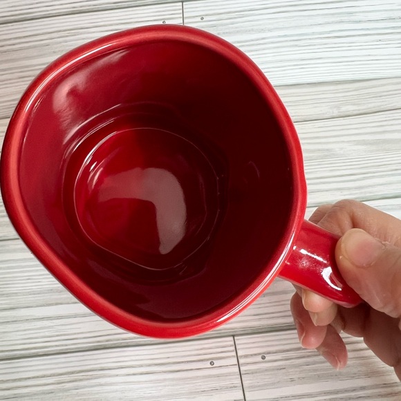 Rae Dunn NEW Red HO HO HO Santa claus Microwave safe Christmas Coffee Mug - Picture 8 of 11